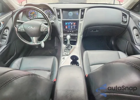 2014 Infiniti Q50 Base z USA, uszkodzony, nr VIN JN1BV7AP5EM686781